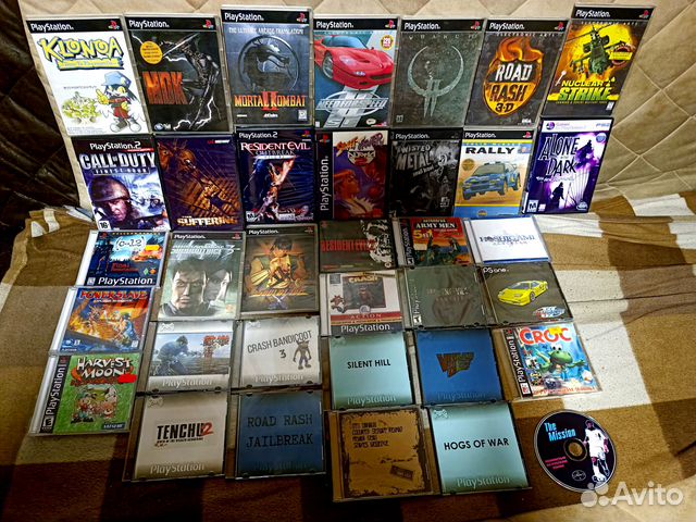 Диски для PS1, PS2 (playstation)