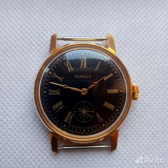 Часы СССР наручные Победа позолоченные