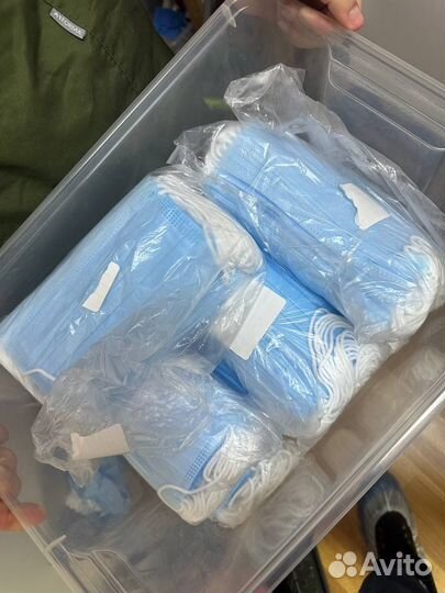 Маска одноразовая медицинская