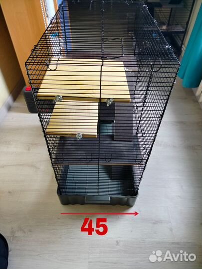 Клетка большая для шилшилл, дегу, крыс и хорьков