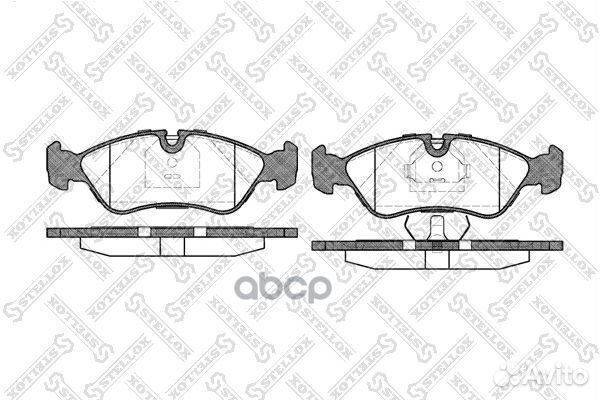 297 030-SX 286 30FDB584 колодки дисковые пOp