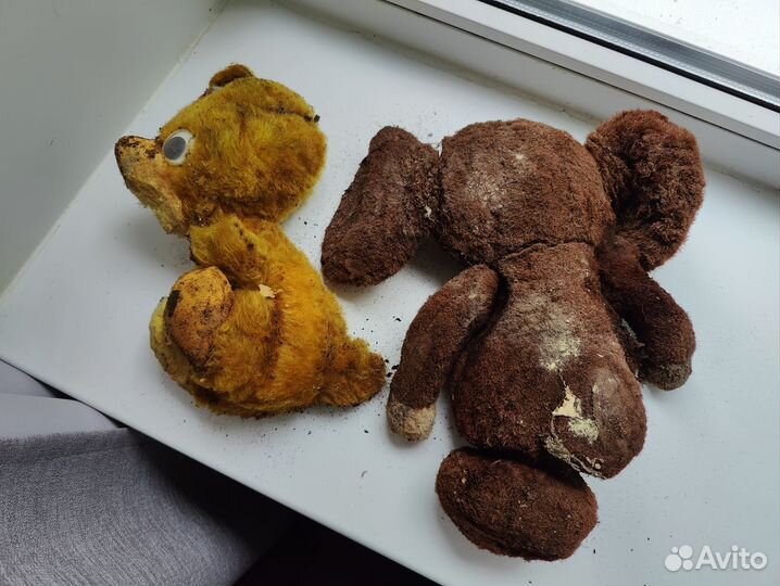 Мягкие игрушки СССР Чебурашка Собачка