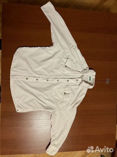 Рубашка benetton M-L zara lime