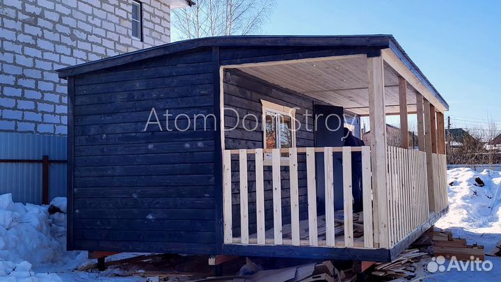 Бытовка металлическая хоз блок / С гарантией