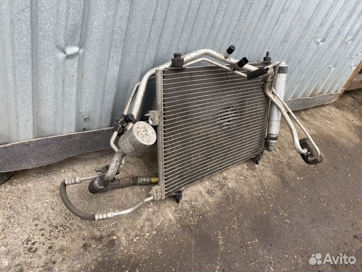 Радиатор кондиционера с трубками peugeot 307
