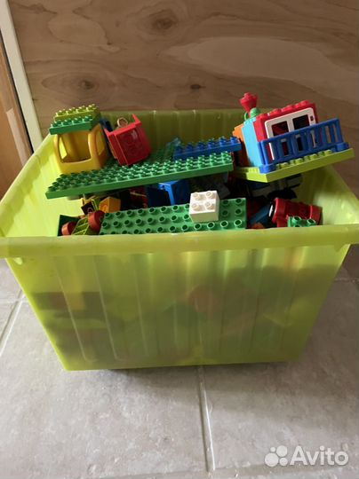 Lego duplo ящик и игрушки для мальчика