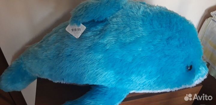 Мягкие игрушки Дельфин и Мишка