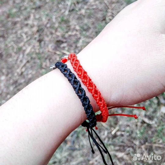 Браслеты красная нить, именной браслет