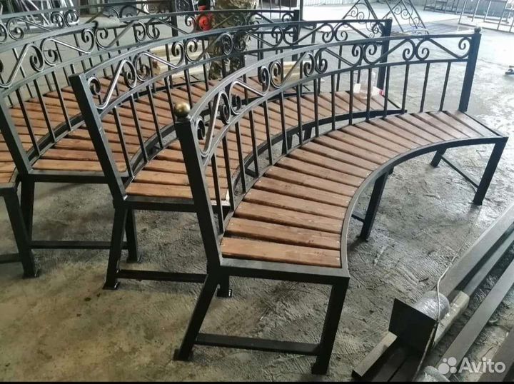 Садовая мебель, скамья, стол