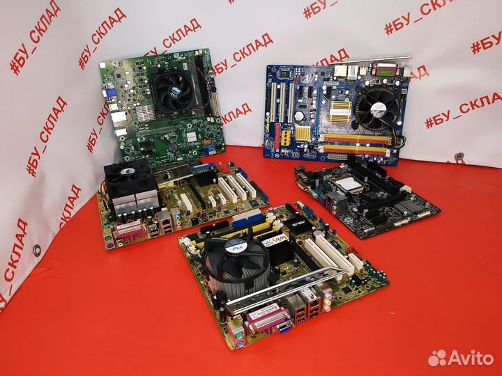 Материнские платы в ассортименте