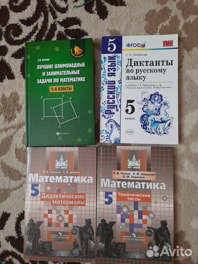 Пособия по математике и русскому языку 5 класс