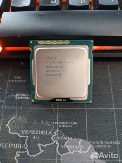 Процессор с кулером Intel Core i5-3470. 4- ядерный