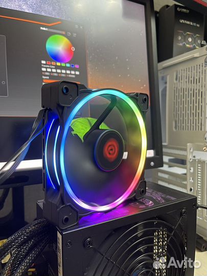 Вентилятор ID-cooling RGB Series x HyperPC 120mm