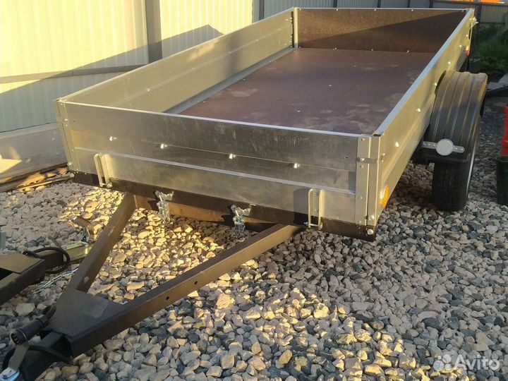 Прицеп 2500х1300мм самосвал с удлинителем дышла