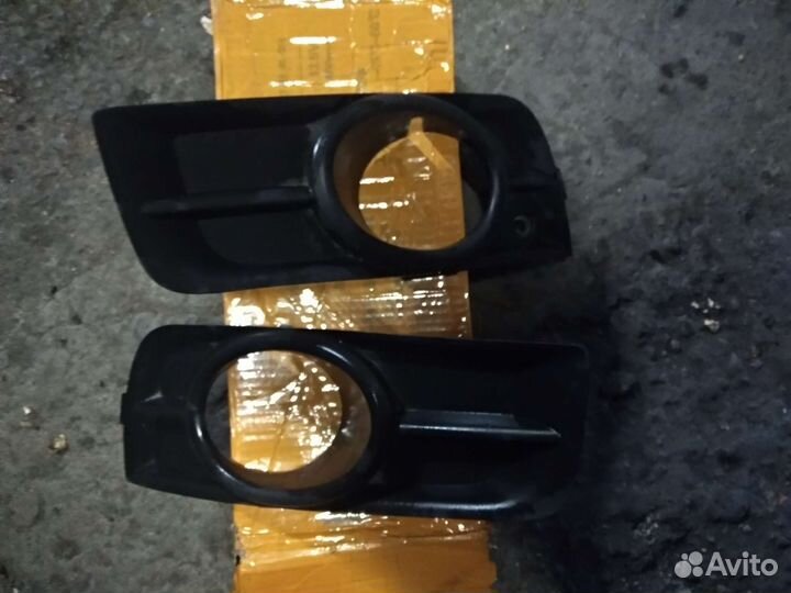 Накладка на бампер chevrolet cruze