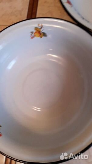 Тазик эмалированный СССР