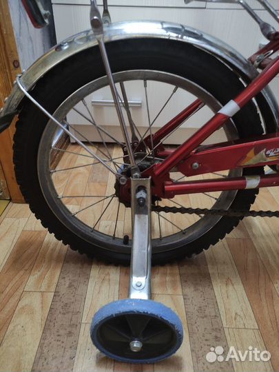 Детский велосипед с доп колесиками Фрегат