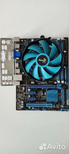 Мат.плата LGA1155 asus B75M-A+i3-3220