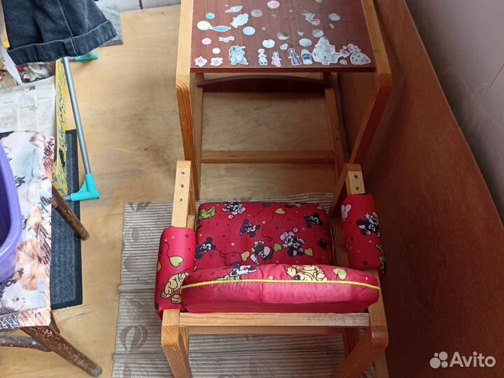 Детский стол и стул бу