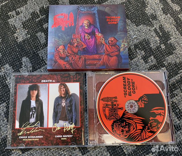 Альбомы группы Death на CD