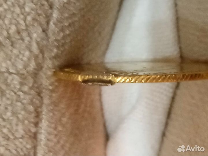 Золотая монета червонец Екатерины 2 редкая