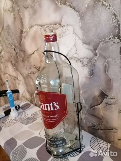 Бутылка из под виски, качели 4,5л