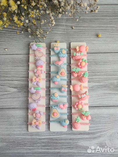 Набор детских резинок для волос, 10 штук