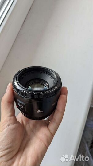Объектив canon ef 50mm f 1 8 + сумка в подарок