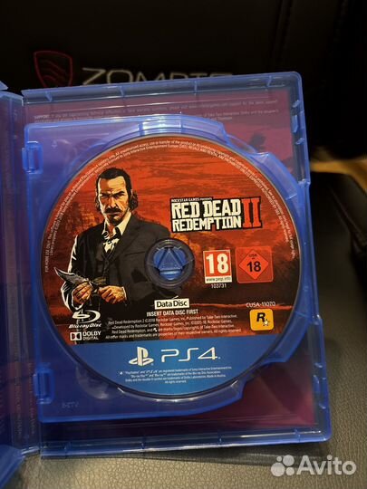 Диски на ps4 red dead redemption 2