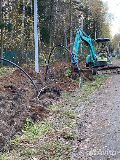 Услуги мини-экскаватора