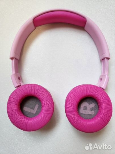 Детские наушники с микрофоном JBL JR300BT Pink