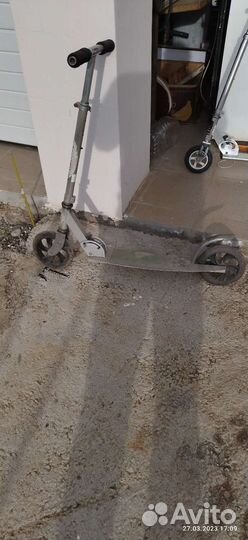 Самокат детский двухколесный бу