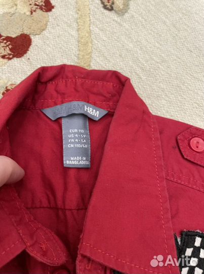 Рубашки next gap H&M 116 р