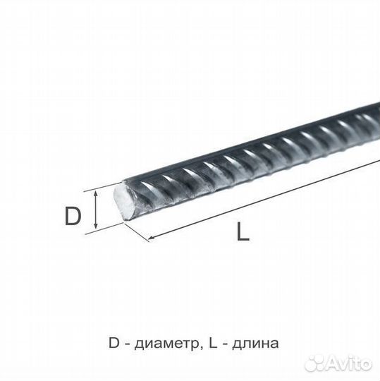 Арматура рифленая, 20 мм