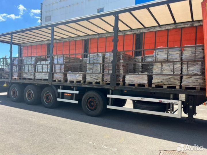 Природный камень бутовый кварцит желто-рыжий