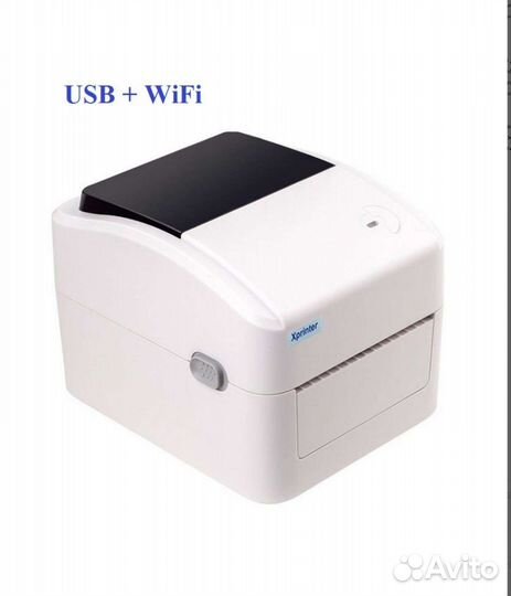 Принтер этикеток Xprinter XP-420B белый USB + WiFi