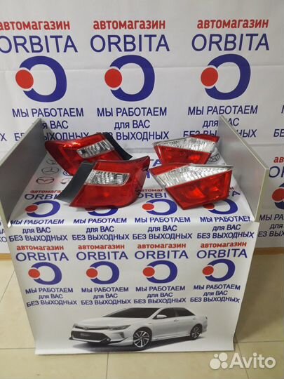 Задние фонари оригинал комплект Тойота Камри 50