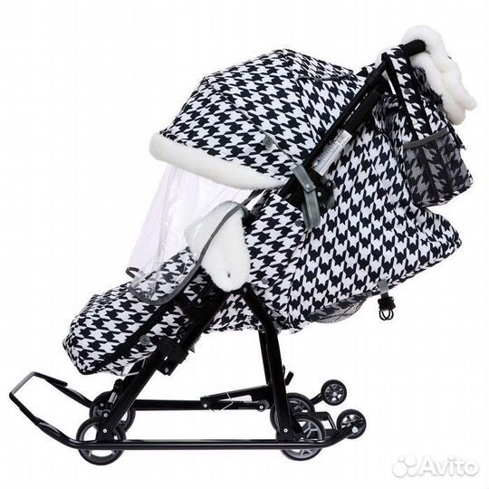 Санки-коляска nika комбинированная Ника Детям