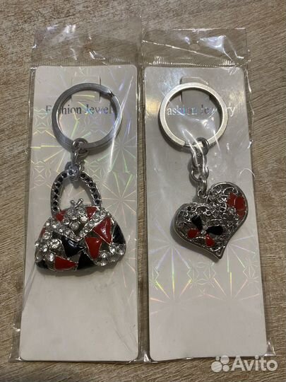 Брелки со стразами