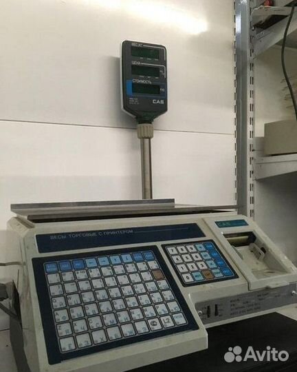 Весы с печатью этикеток Cas LP 15