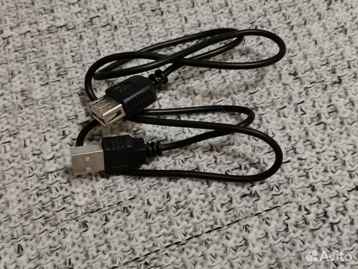 Кабель удлинитель USB длинна до 0.8м