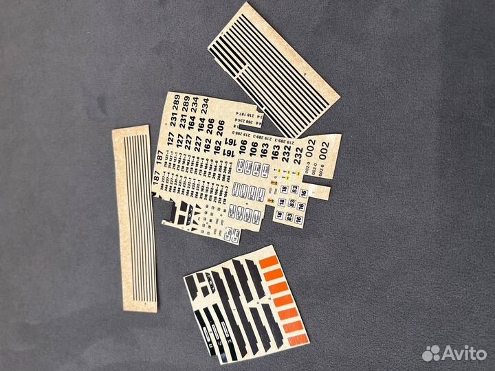 Трамвайные декали (разные)