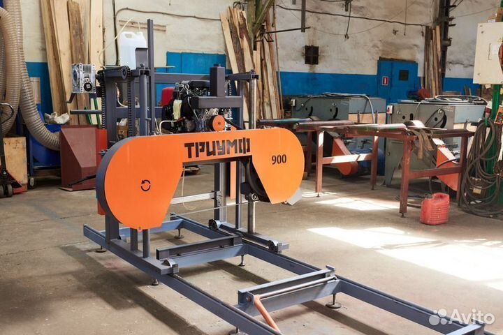 Пилорама бензиновая ленточная