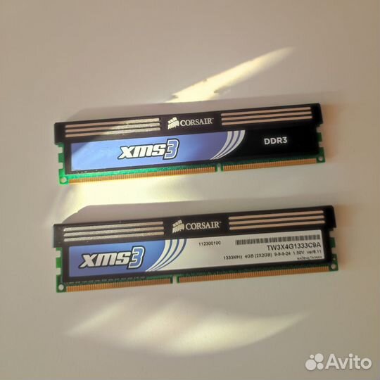 Оперативная память ddr3 corsair 4 GB