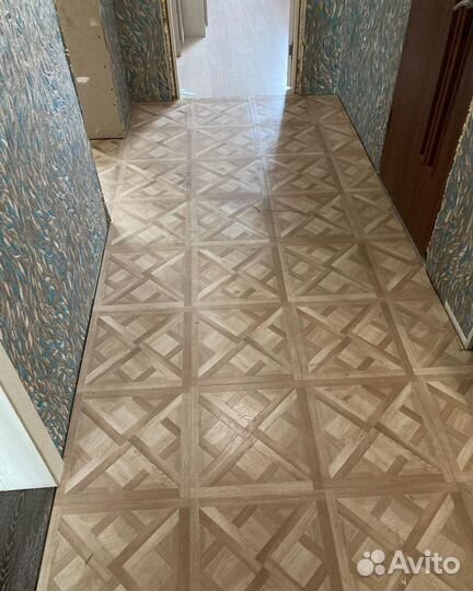 Укладка ламината, SPS плитки, пвх, Кварц винил