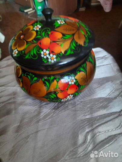 Ваза любого назначения Хохломская роспись