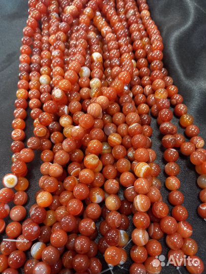 Продам нитью камень Сердолик