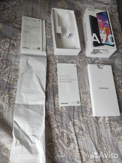 Коробка от Samsung A70 6/128