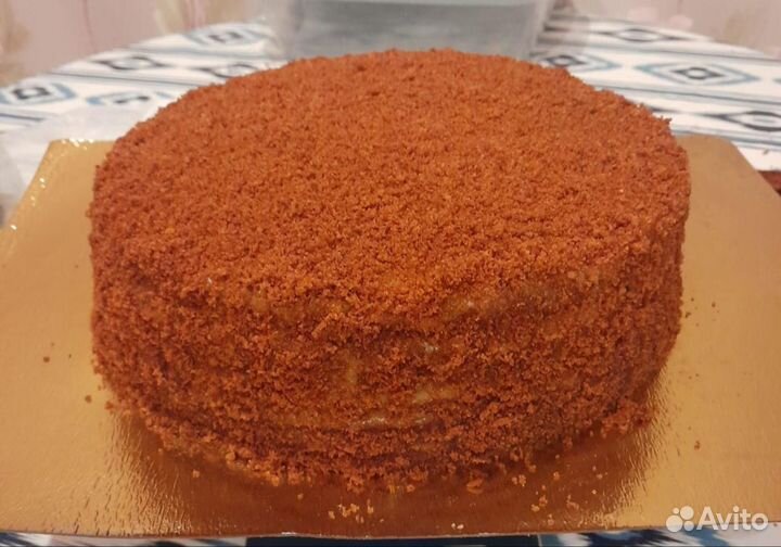 Торты на заказ медовый