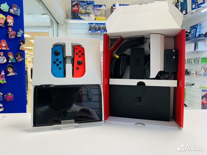Nintendo Switch Oled Прошитый + 128gb